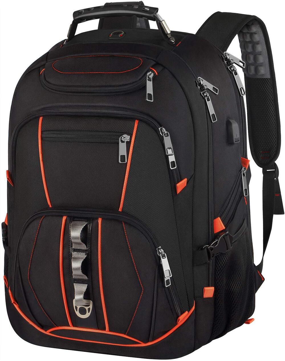 Travel Laptop Backpack – Extra Large 18.4" Gaming Laptop Bag, TSA Friendly, RFID